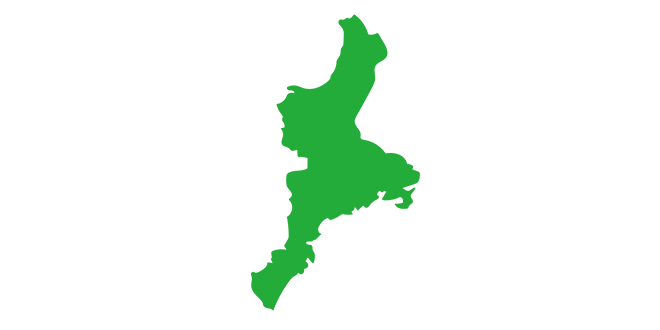 三重県対応エリア地図